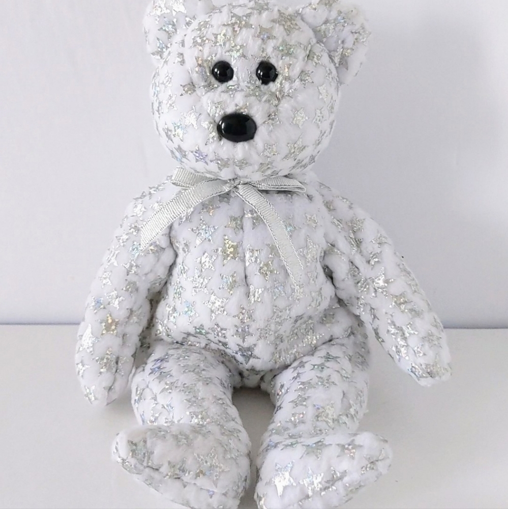 2000 Ty Beanie Baby The Beginning Bear No Swing Tag Retired Plush